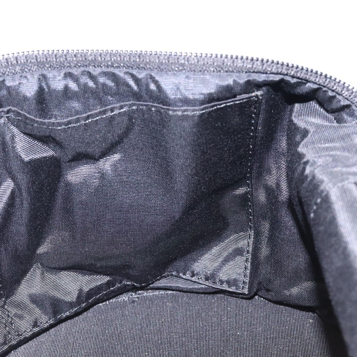 Burberrys Nova Check Hand Bag Canvas Beige Gold Auth 120481