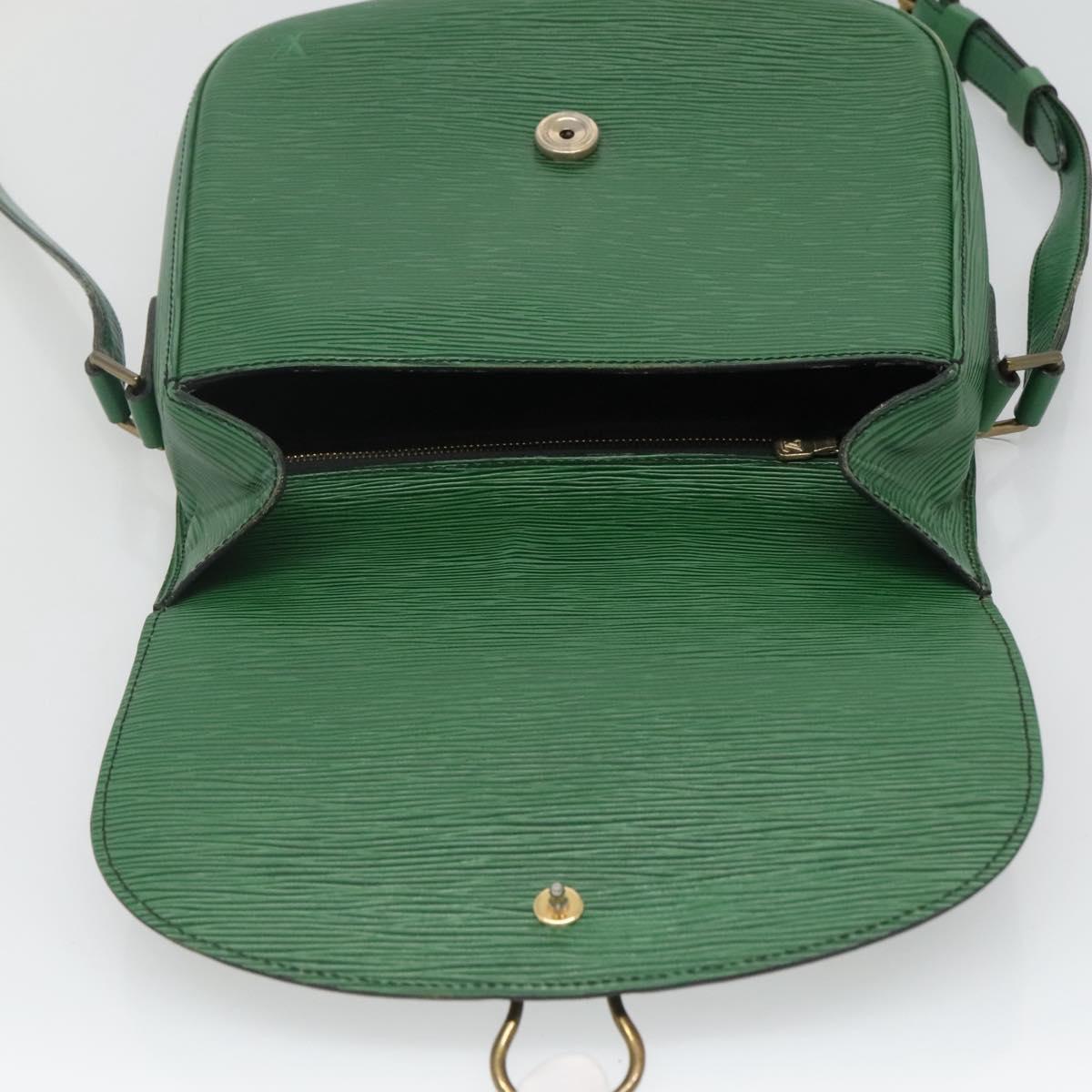 LOUIS VUITTON Epi Saint Cloud GM Shoulder Bag Green M52194 LV Auth 120495