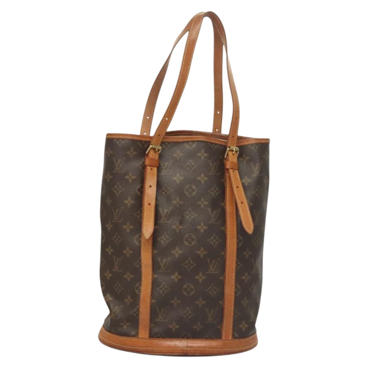 LOUIS VUITTON Monogram Bucket GM Shoulder Bag M42236 LV Auth 120501