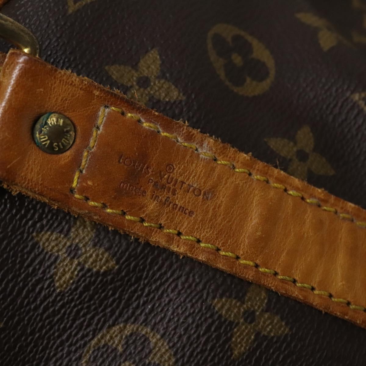 LOUIS VUITTON Monogram Keepall Bandouliere 55 Boston Bag M41414 LV Auth 120506