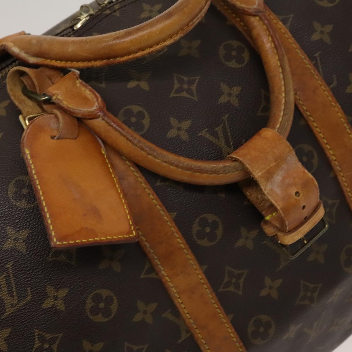 LOUIS VUITTON Monogram Keepall Bandouliere 55 Boston Bag M41414 LV Auth 120506