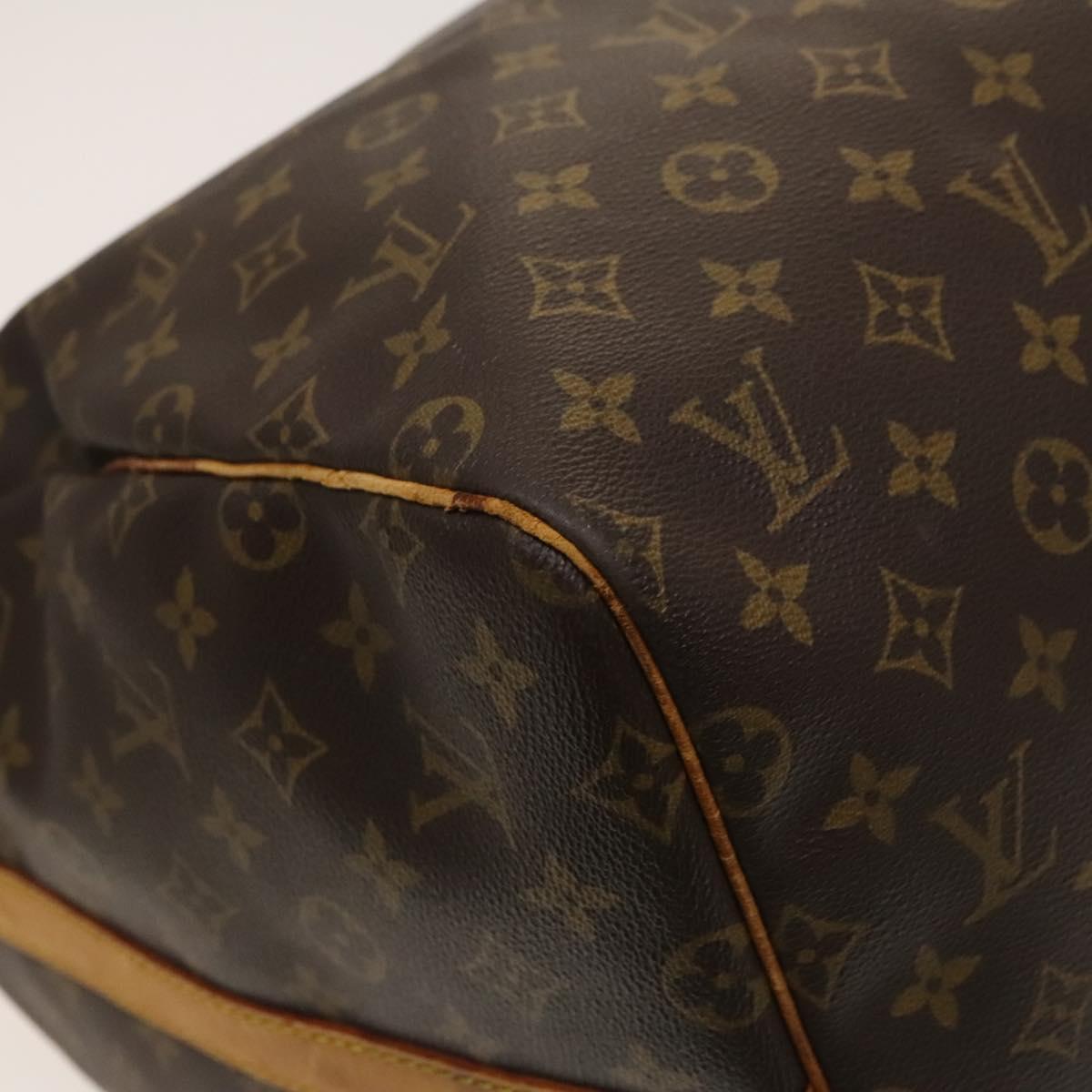 LOUIS VUITTON Monogram Keepall Bandouliere 55 Boston Bag M41414 LV Auth 120510