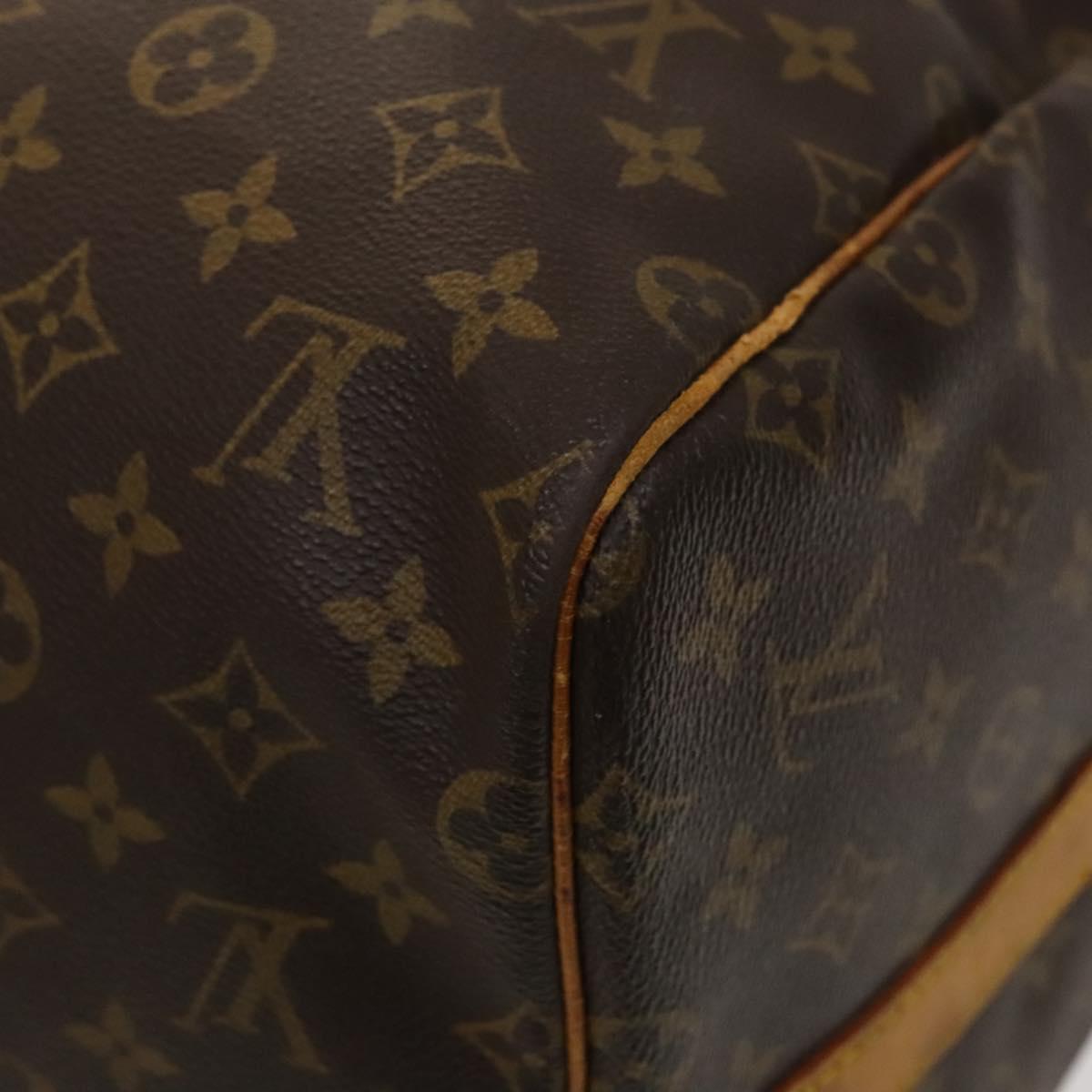 LOUIS VUITTON Monogram Keepall Bandouliere 55 Boston Bag M41414 LV Auth 120510