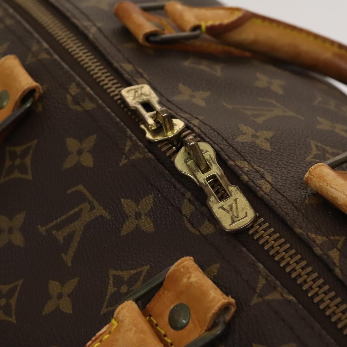 LOUIS VUITTON Monogram Keepall Bandouliere 55 Boston Bag M41414 LV Auth 120510