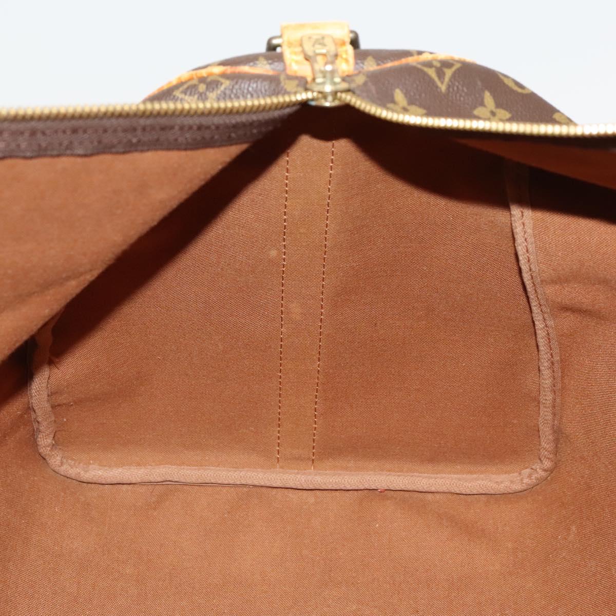 LOUIS VUITTON Monogram Keepall Bandouliere 55 Boston Bag M41414 LV Auth 120510