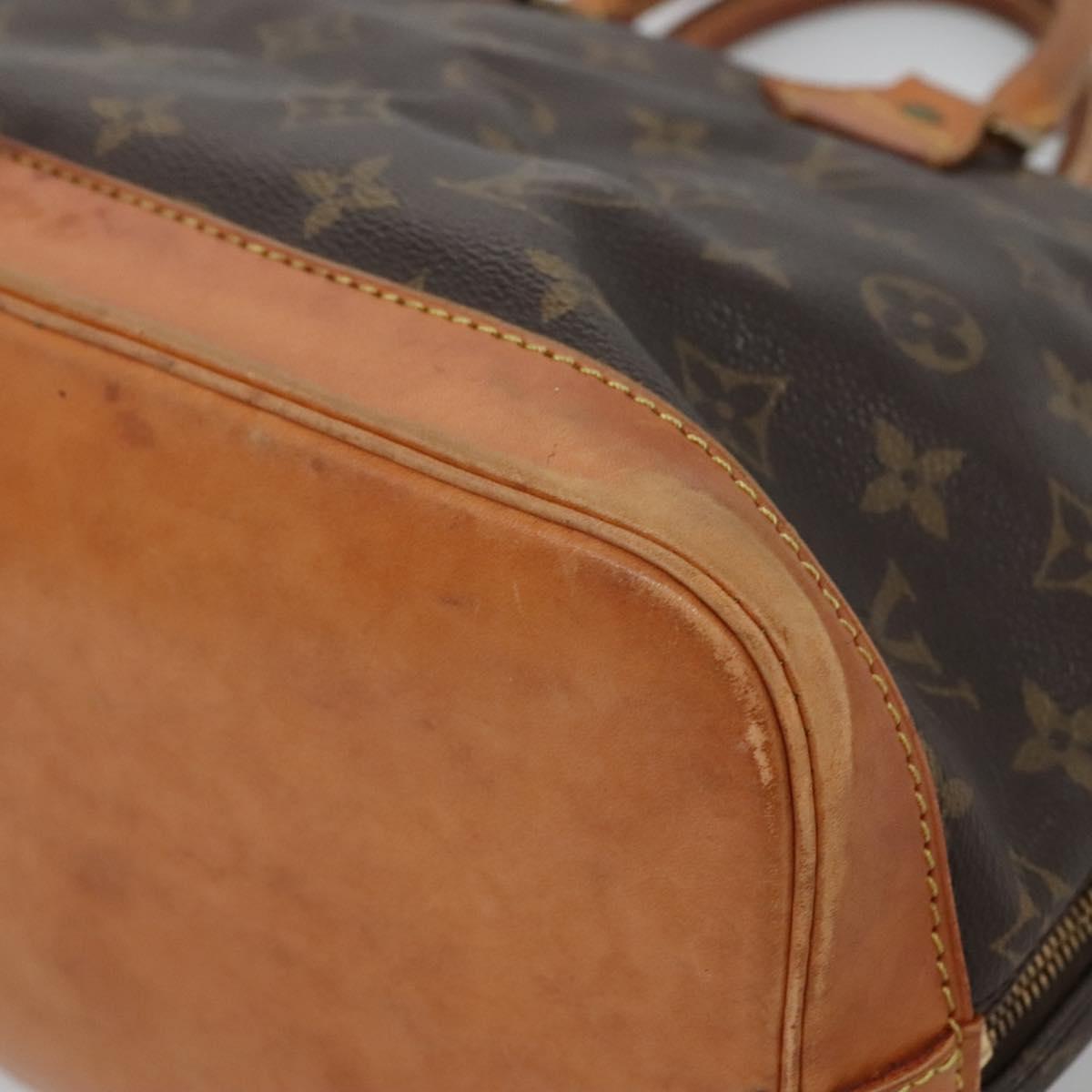 LOUIS VUITTON Monogram Alma Hand Bag M51130 LV Auth 120536