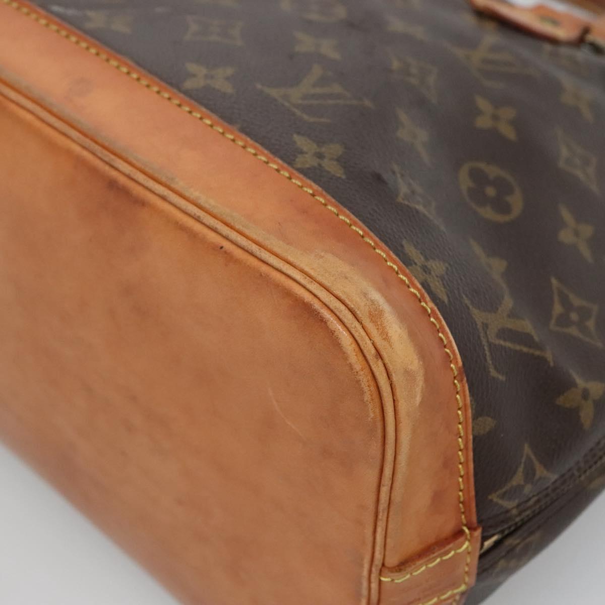 LOUIS VUITTON Monogram Alma Hand Bag M51130 LV Auth 120536