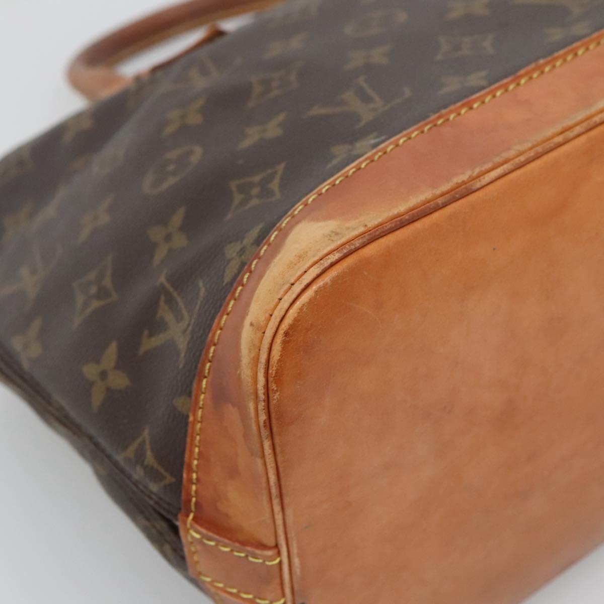 LOUIS VUITTON Monogram Alma Hand Bag M51130 LV Auth 120536
