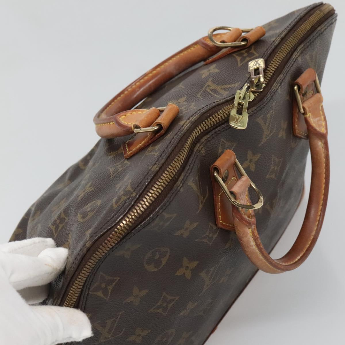 LOUIS VUITTON Monogram Alma Hand Bag M51130 LV Auth 120536