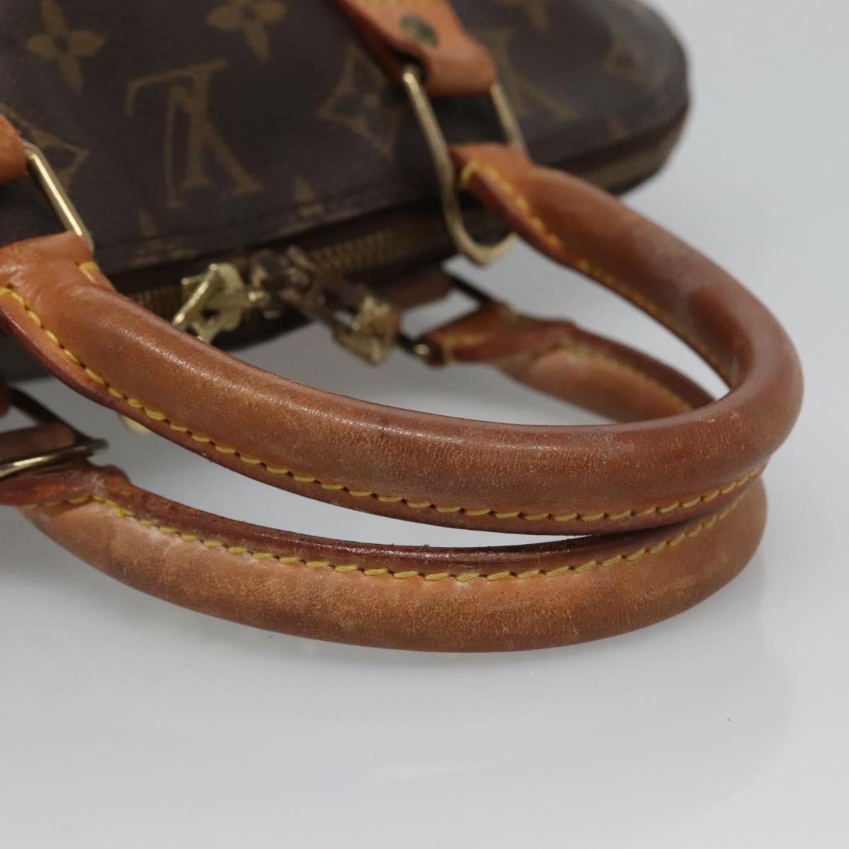 LOUIS VUITTON Monogram Alma Hand Bag M51130 LV Auth 120536