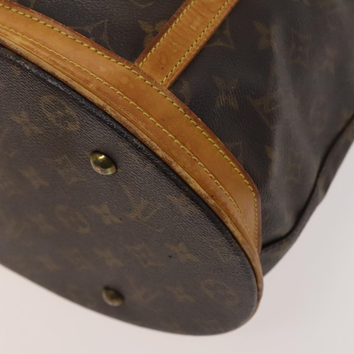 LOUIS VUITTON Monogram Bucket GM Shoulder Bag M42236 LV Auth 120557