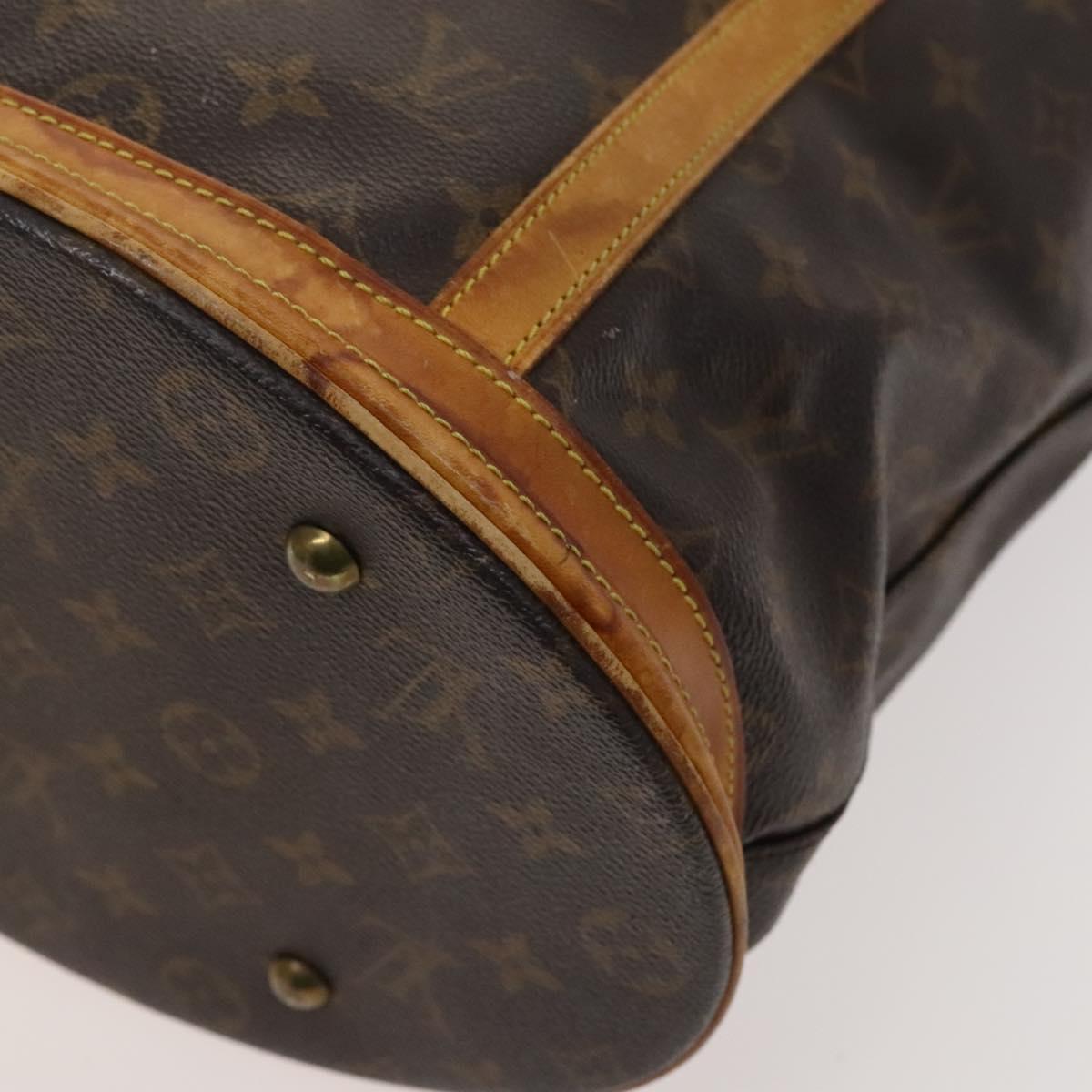 LOUIS VUITTON Monogram Bucket GM Shoulder Bag M42236 LV Auth 120557
