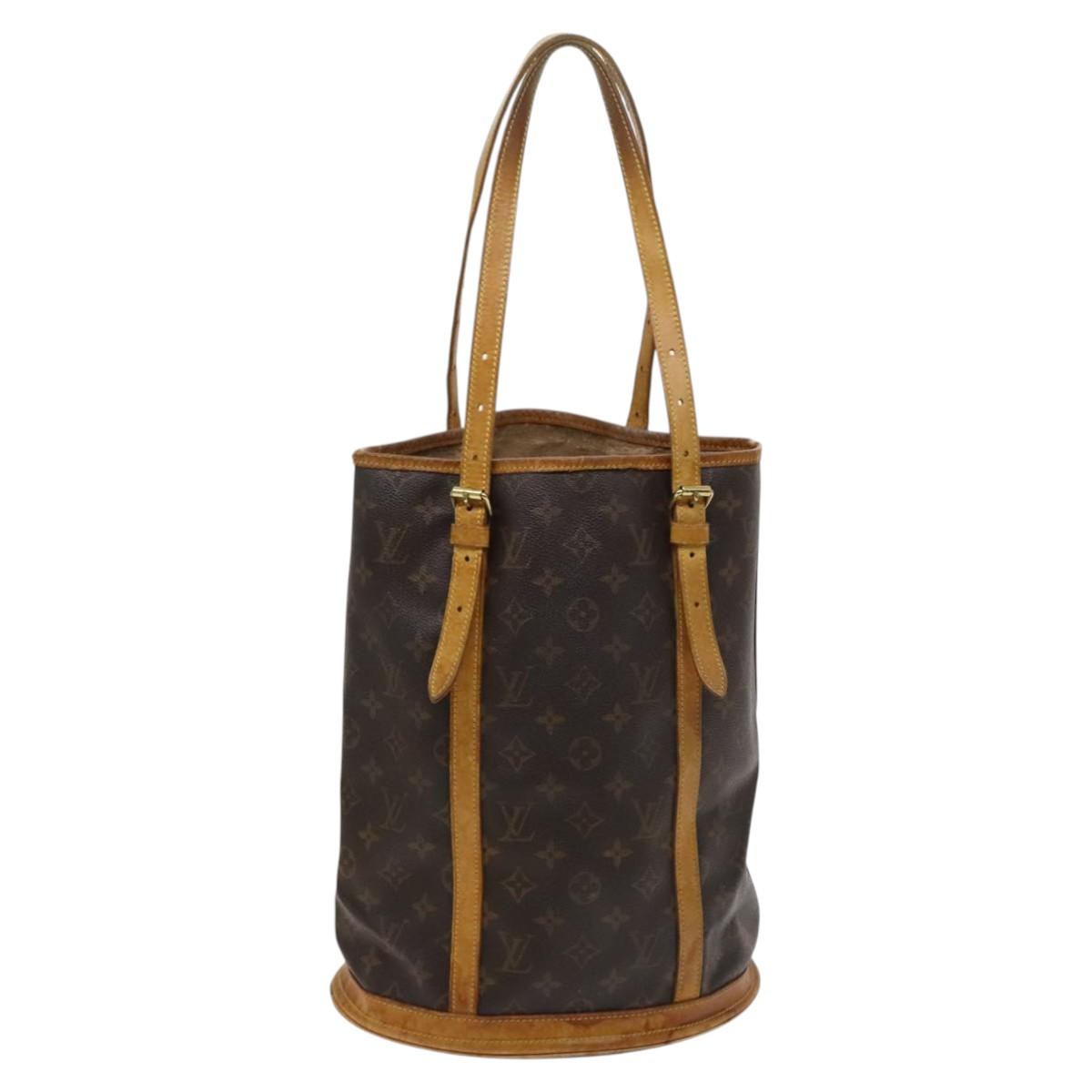 LOUIS VUITTON Monogram Bucket GM Shoulder Bag M42236 LV Auth 120557
