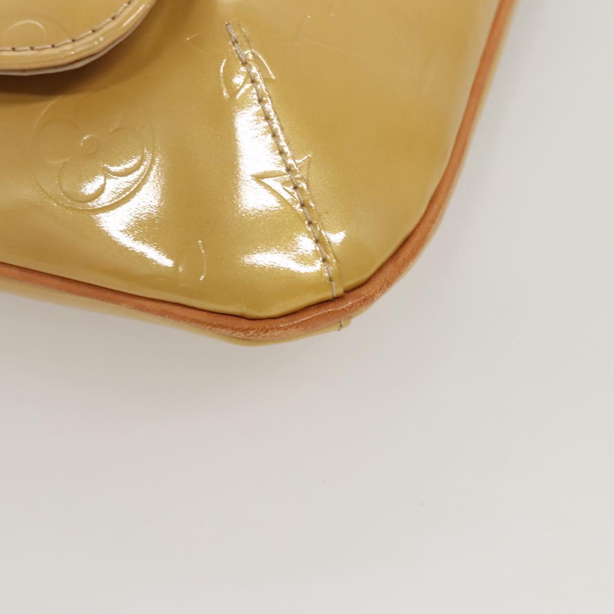 LOUIS VUITTON Monogram Vernis Thompson Street Bag Beige M91301 LV Auth 120587
