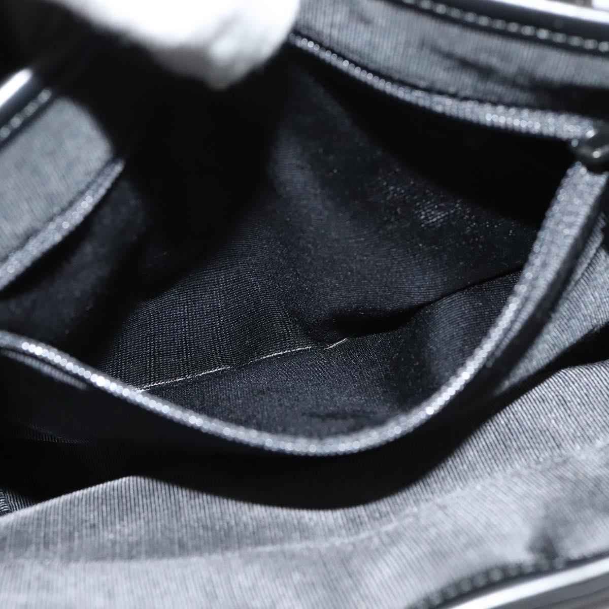 Burberrys Nova Check Blue Label Hand Bag Nylon Red Silver Auth 120591