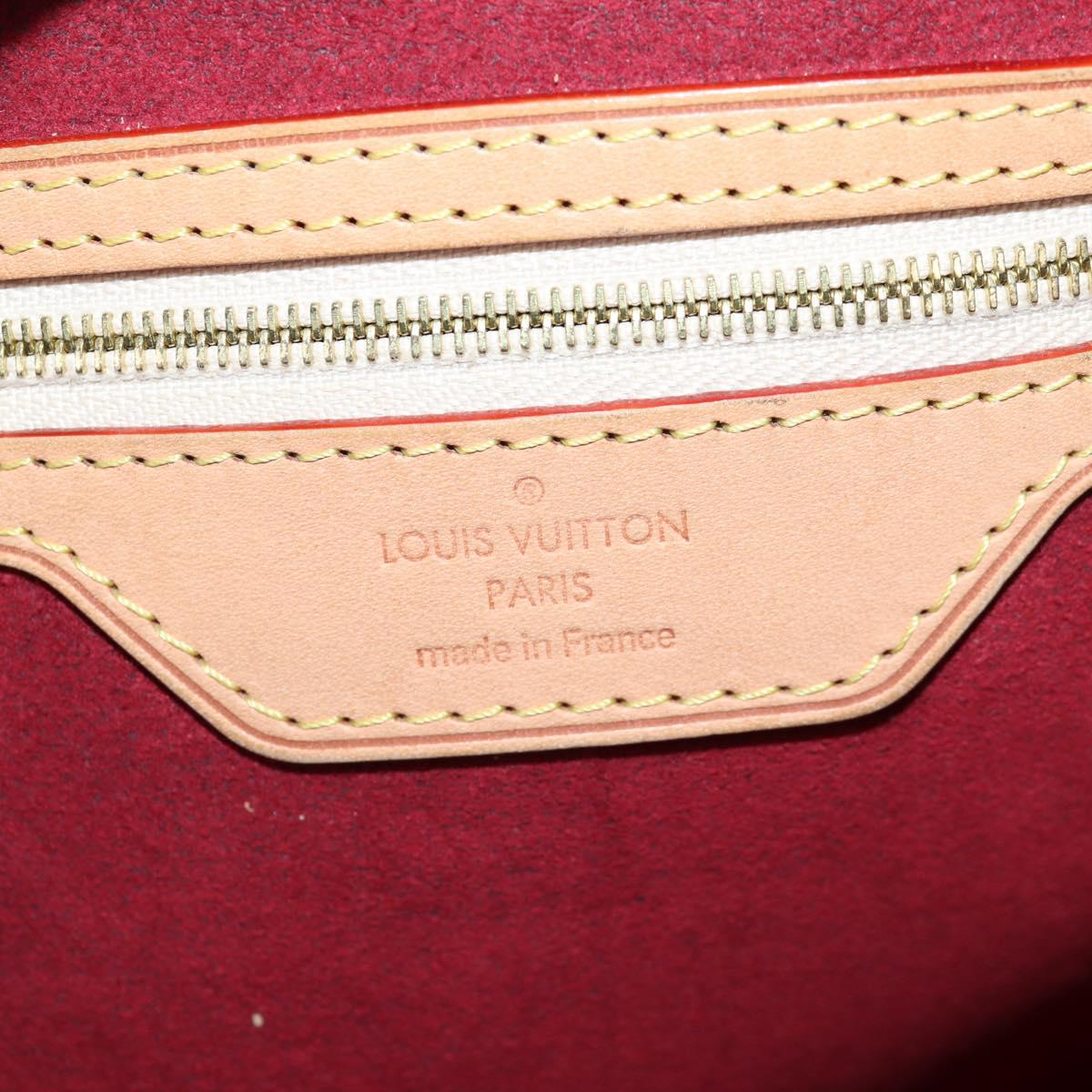 LOUIS VUITTON Monogram Multicolor Annie MM Tote Bag White M40307 LV Auth 120602SAV