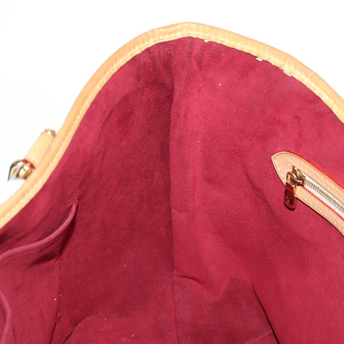 LOUIS VUITTON Monogram Multicolor Annie MM Tote Bag White M40307 LV Auth 120602V