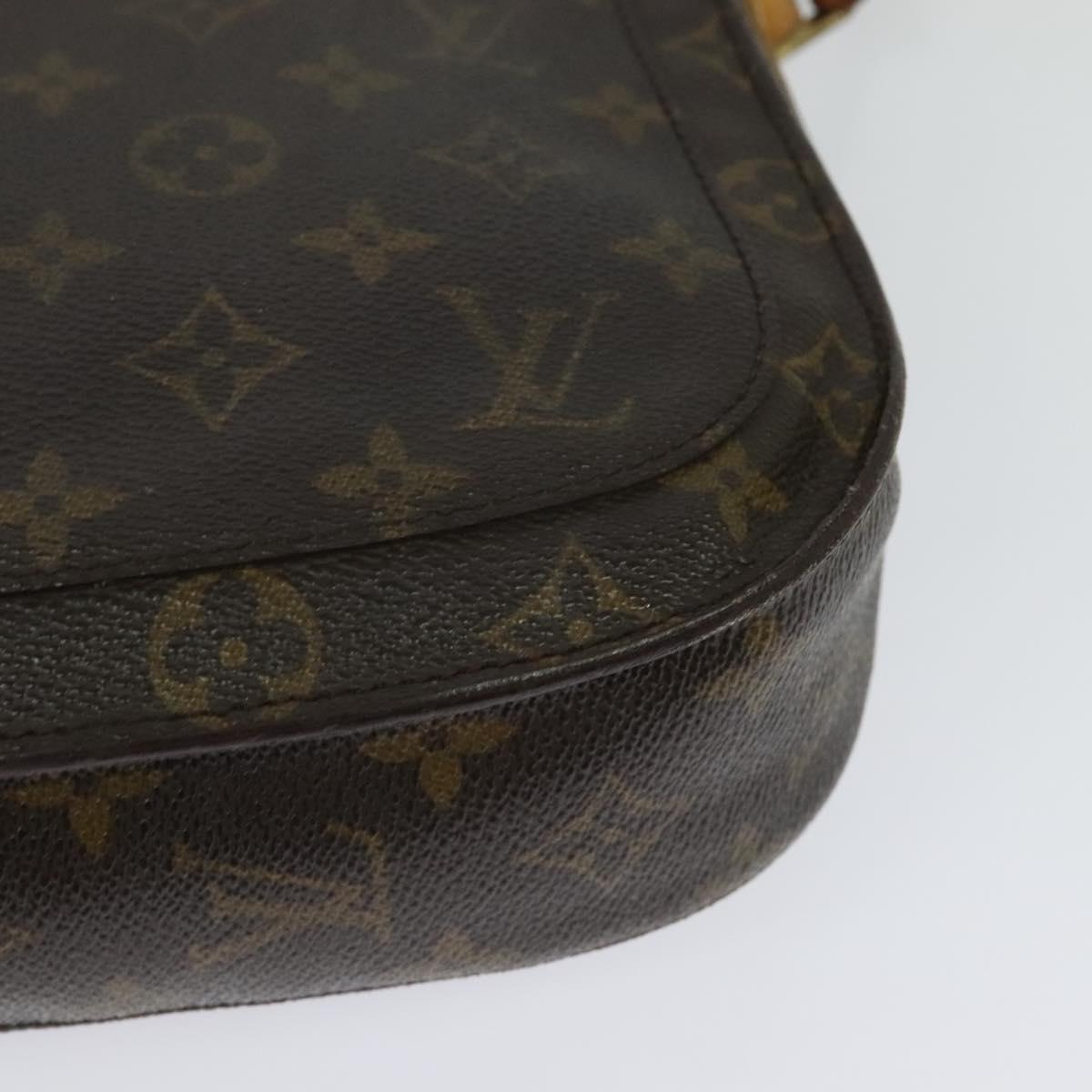 LOUIS VUITTON Monogram Saint Cloud GM Shoulder Bag M51242 LV Auth 120620
