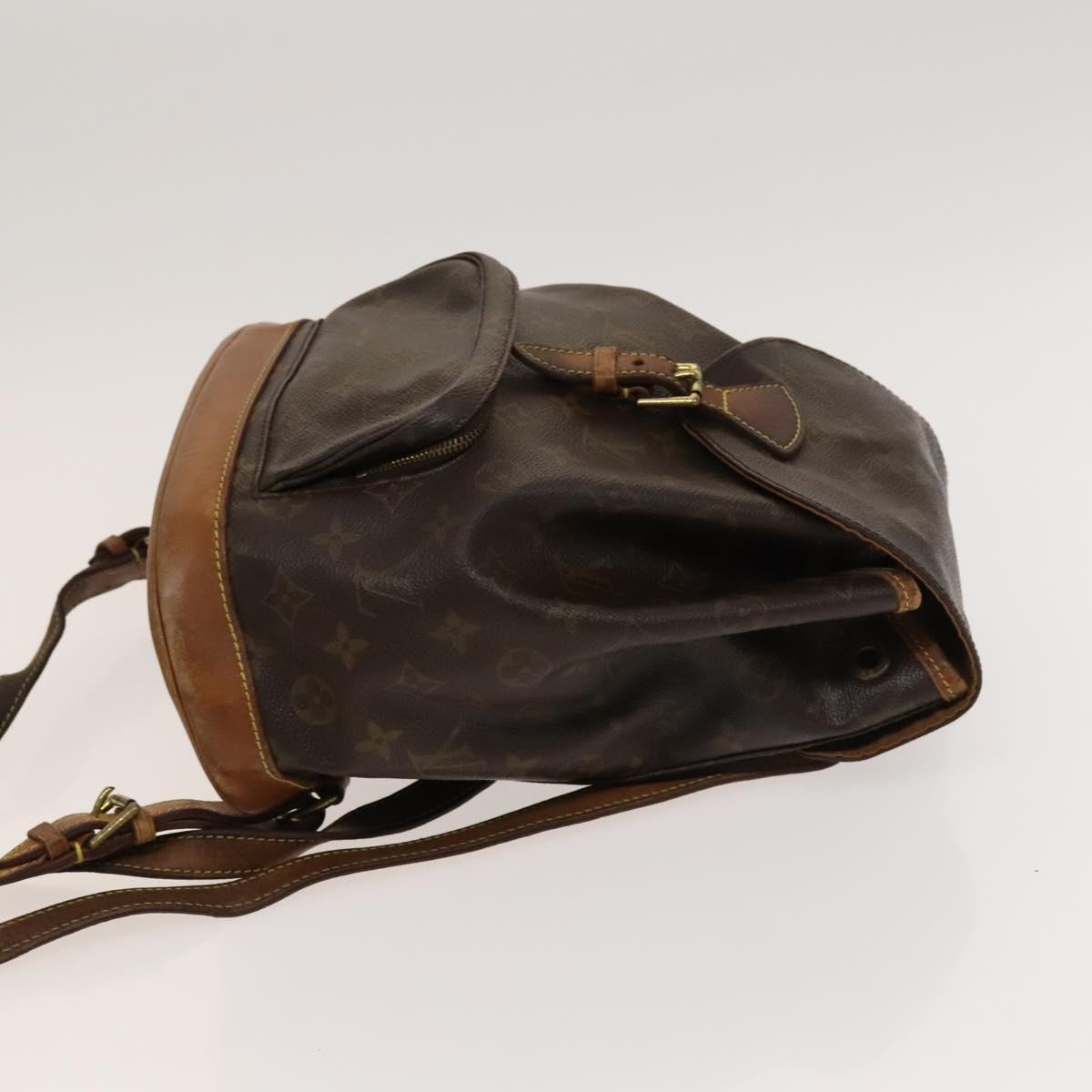 LOUIS VUITTON Monogram Montsouris MM Backpack M51136 LV Auth 120622