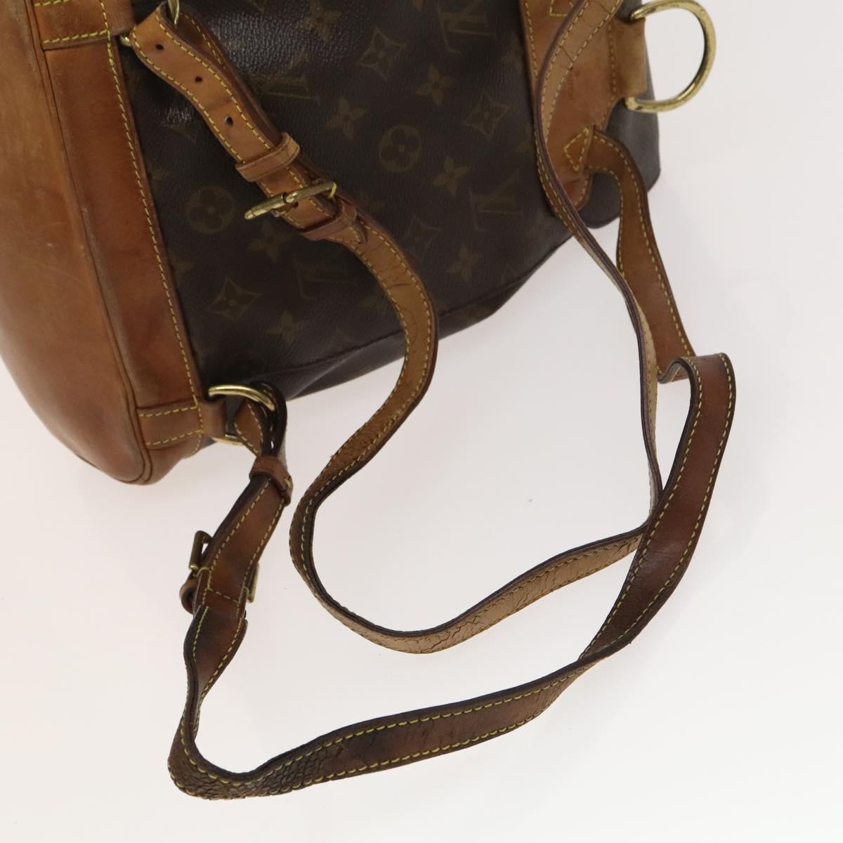 LOUIS VUITTON Monogram Montsouris MM Backpack M51136 LV Auth 120622