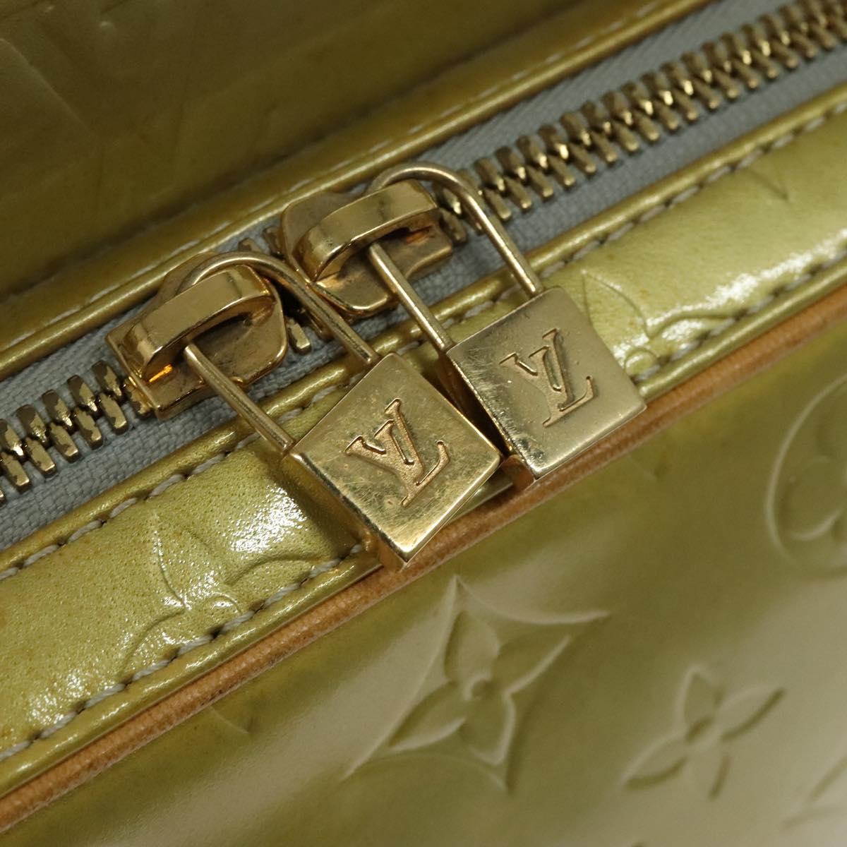 LOUIS VUITTON Monogram Vernis Marley Backpack Gris M91038 LV Auth 120636