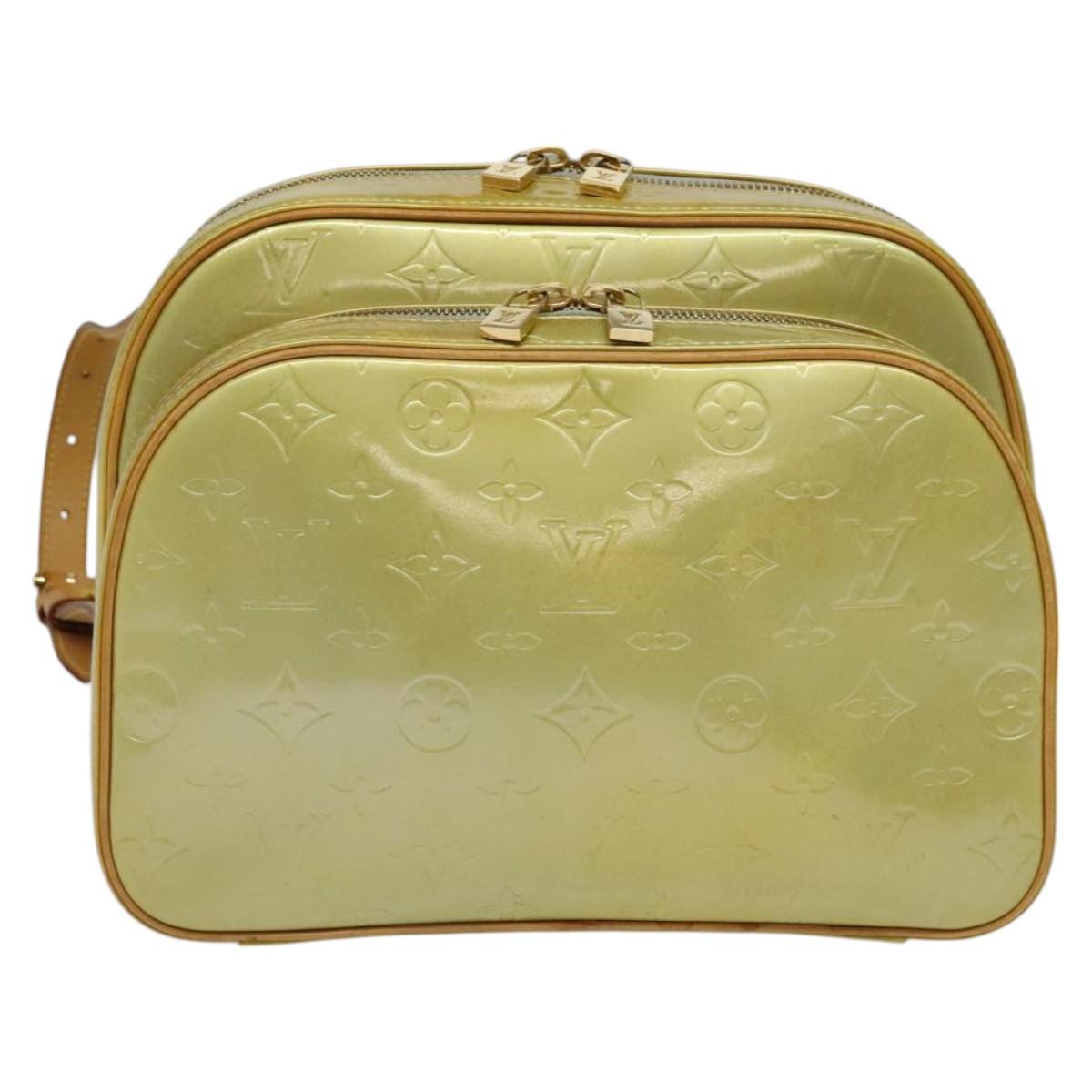LOUIS VUITTON Monogram Vernis Marley Backpack Gris M91038 LV Auth 120636