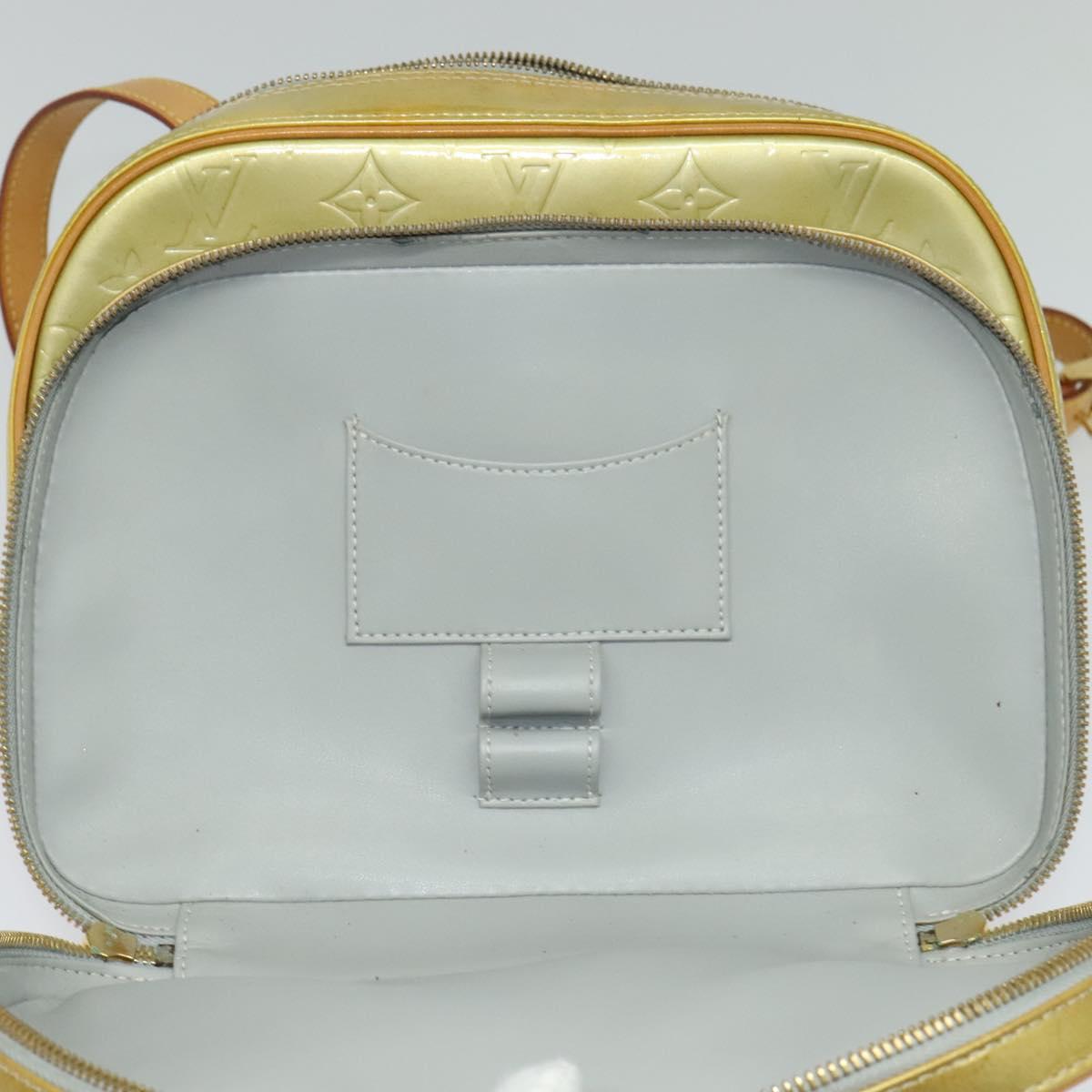 LOUIS VUITTON Monogram Vernis Marley Backpack Gris M91038 LV Auth 120636