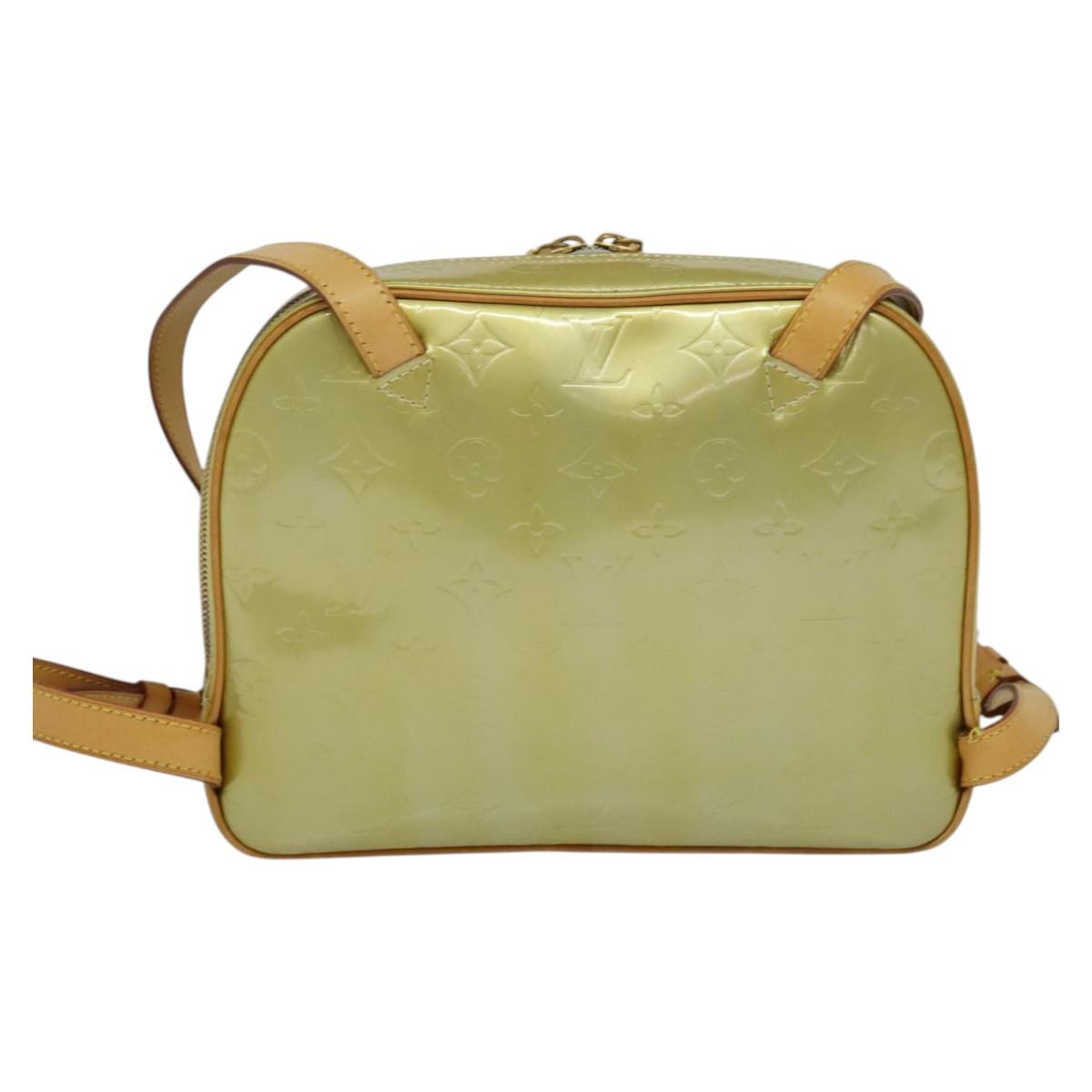 LOUIS VUITTON Monogram Vernis Marley Backpack Gris M91038 LV Auth 120636
