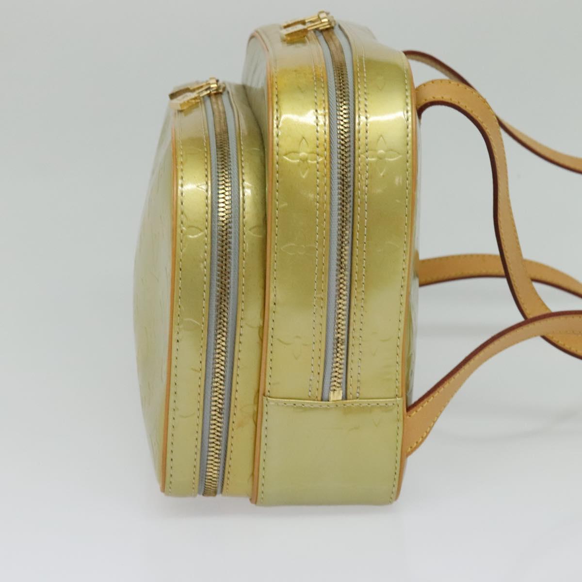 LOUIS VUITTON Monogram Vernis Marley Backpack Gris M91038 LV Auth 120636