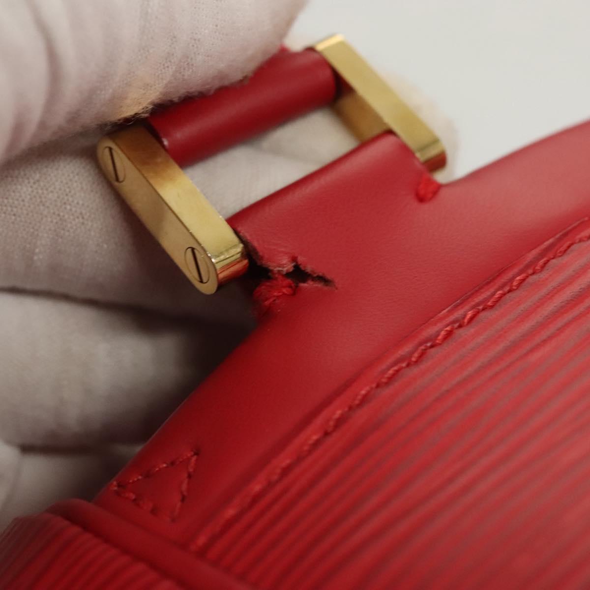LOUIS VUITTON Epi Danura PM Hand Bag 2way Red M5891E LV Auth 120654