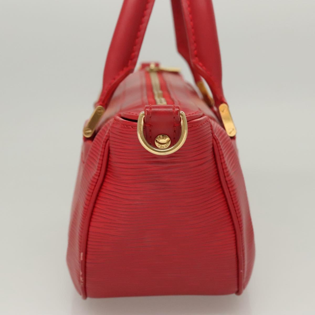 LOUIS VUITTON Epi Danura PM Hand Bag 2way Red M5891E LV Auth 120654