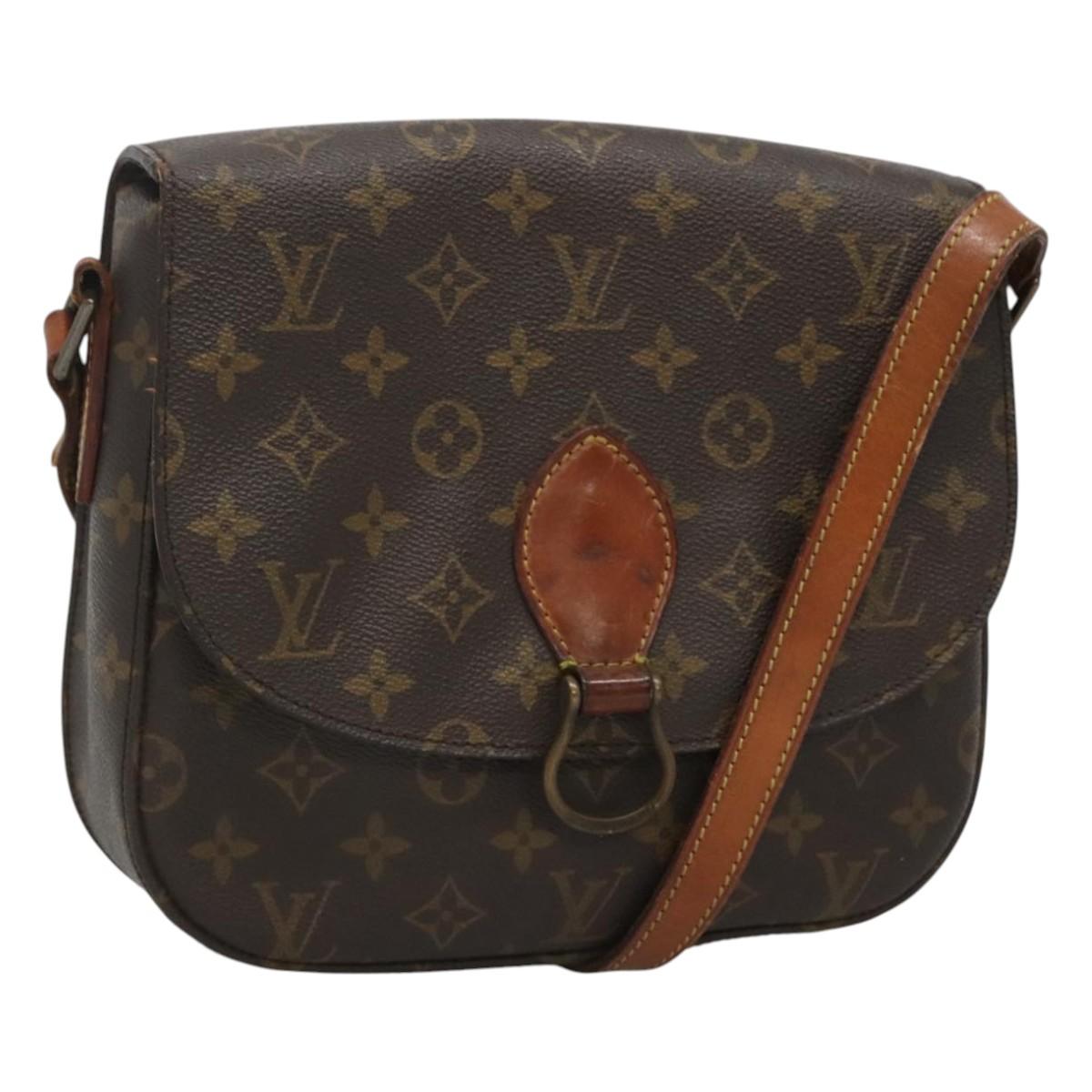 LOUIS VUITTON Monogram Saint Cloud GM Shoulder Bag M51242 LV Auth 120666