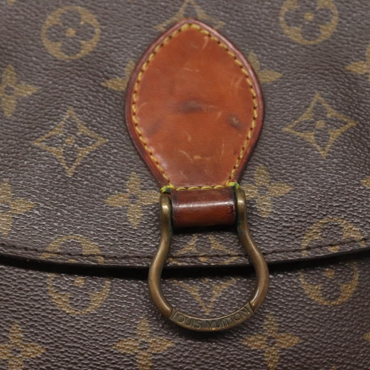 LOUIS VUITTON Monogram Saint Cloud GM Shoulder Bag M51242 LV Auth 120666