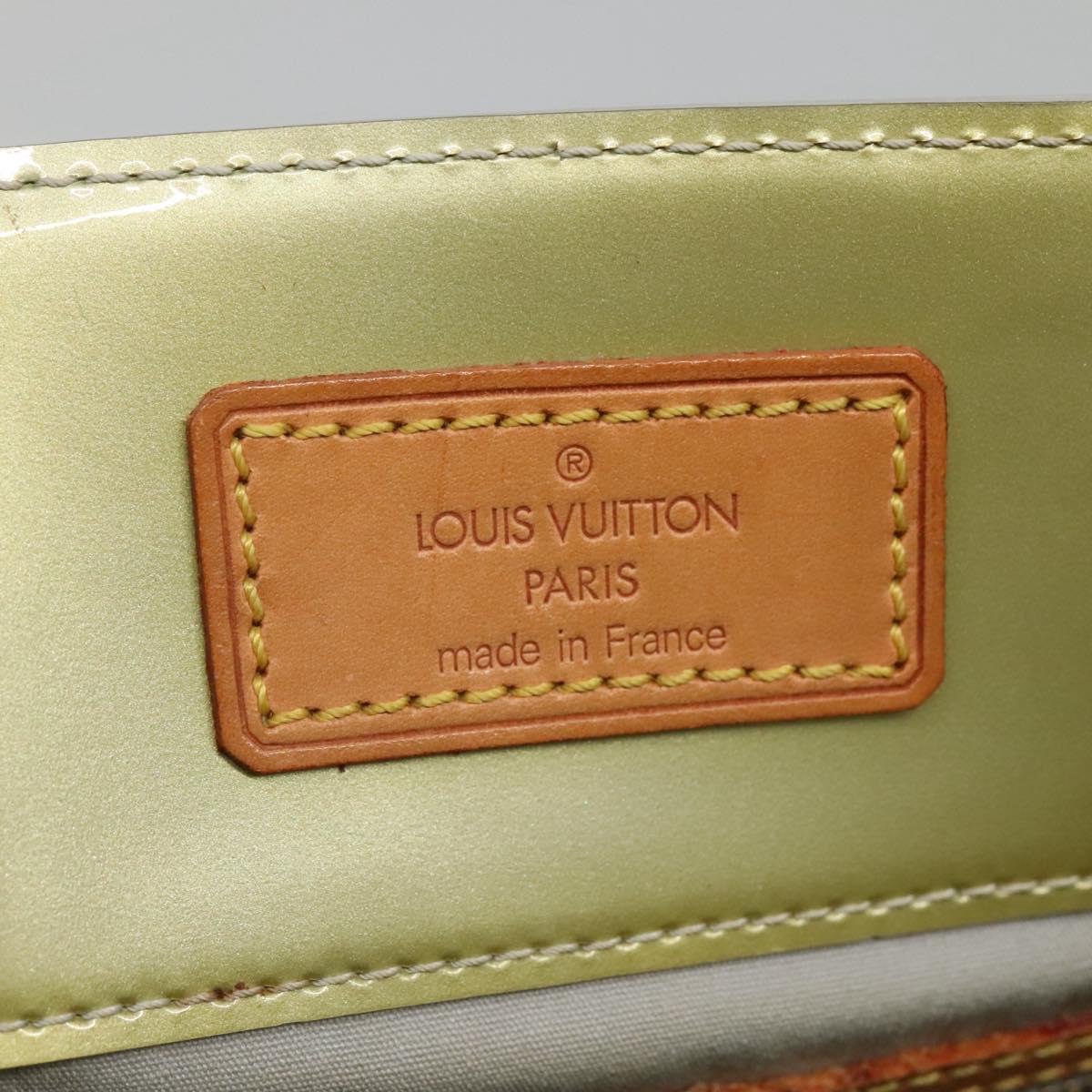 LOUIS VUITTON Monogram Vernis Reade MM Hand Bag Gris M91142 LV Auth 120692