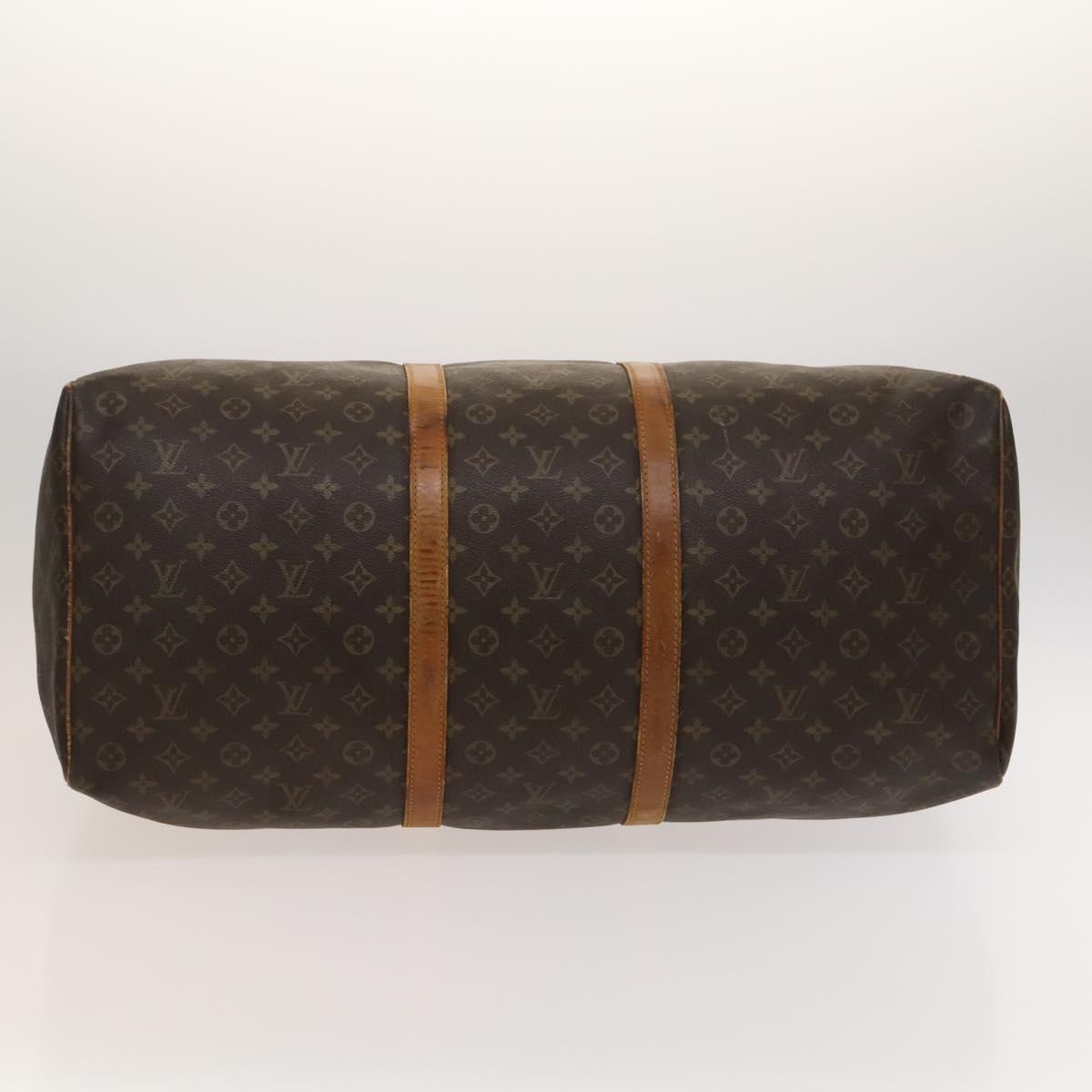 LOUIS VUITTON Monogram Keepall 60 Boston Bag M41422 LV Auth 120701