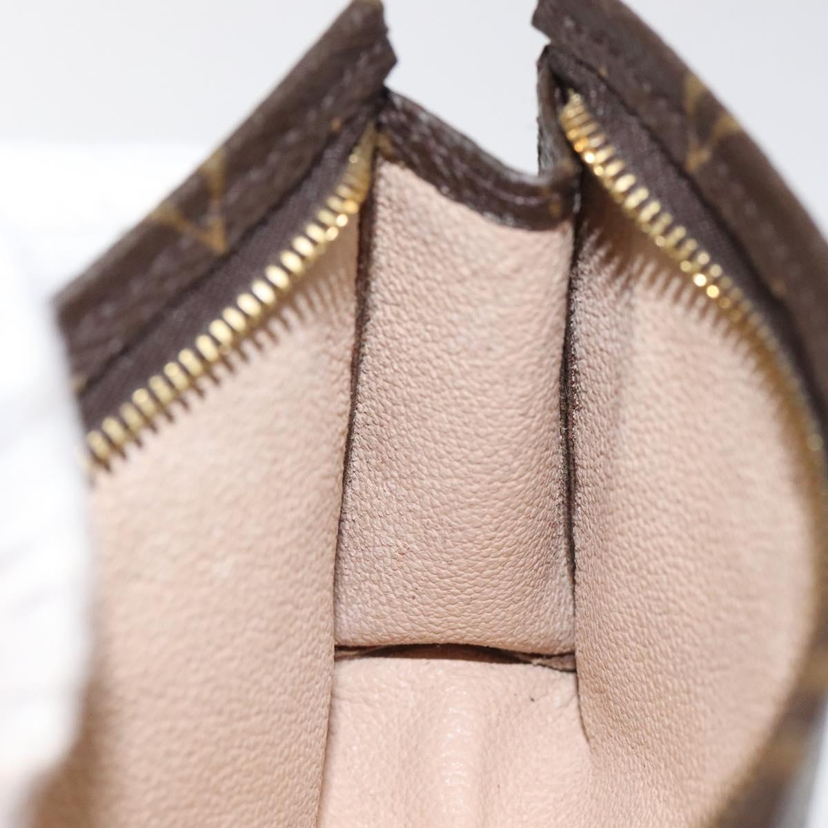 LOUIS VUITTON Monogram Poche Toilette 15 Pouch M47546 LV Auth 120728