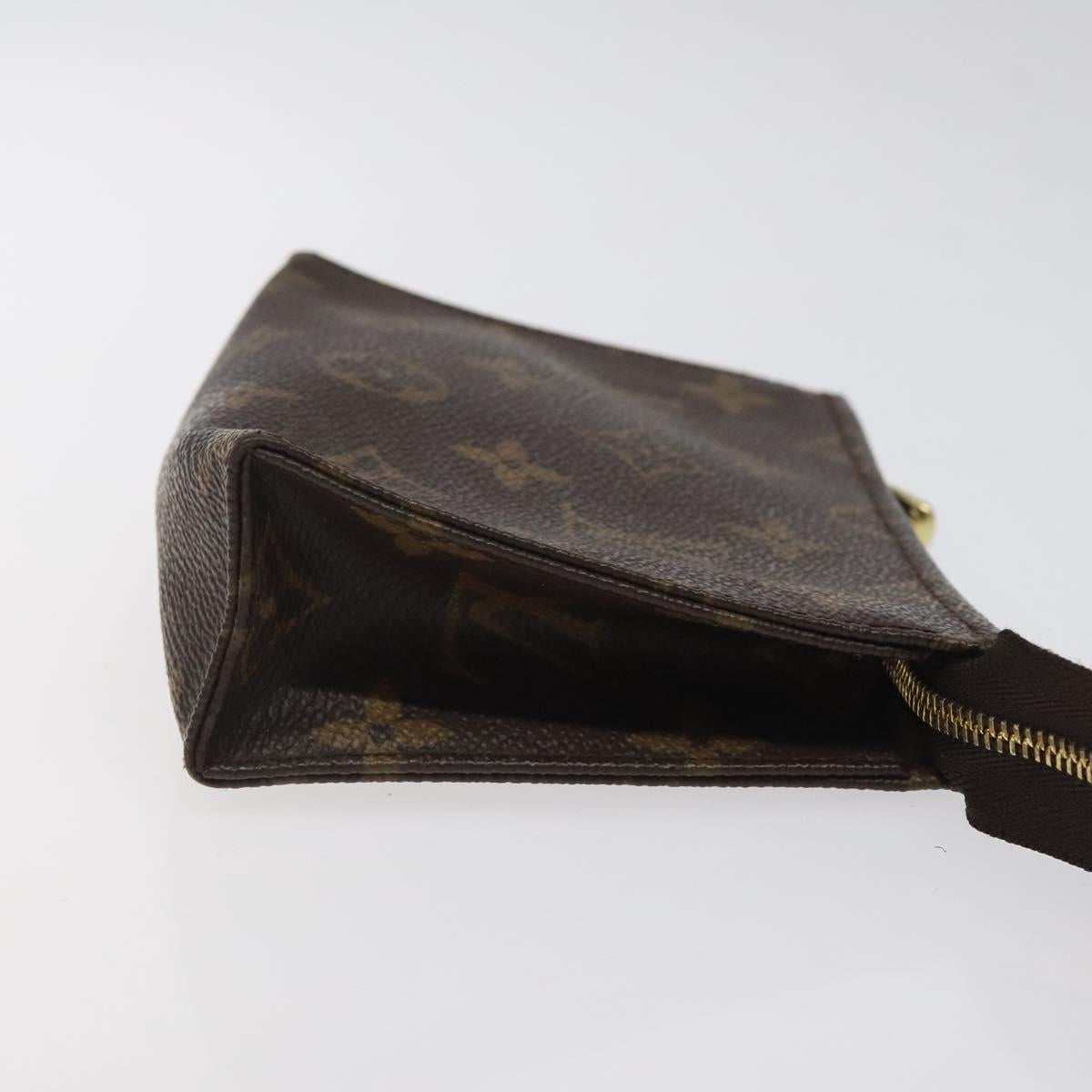 LOUIS VUITTON Monogram Poche Toilette 15 Pouch M47546 LV Auth 120728