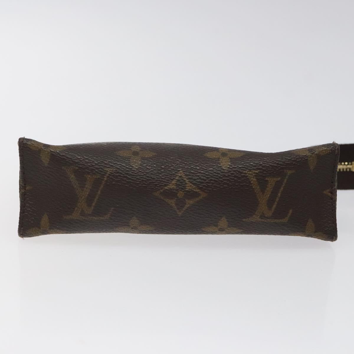 LOUIS VUITTON Monogram Poche Toilette 15 Pouch M47546 LV Auth 120728