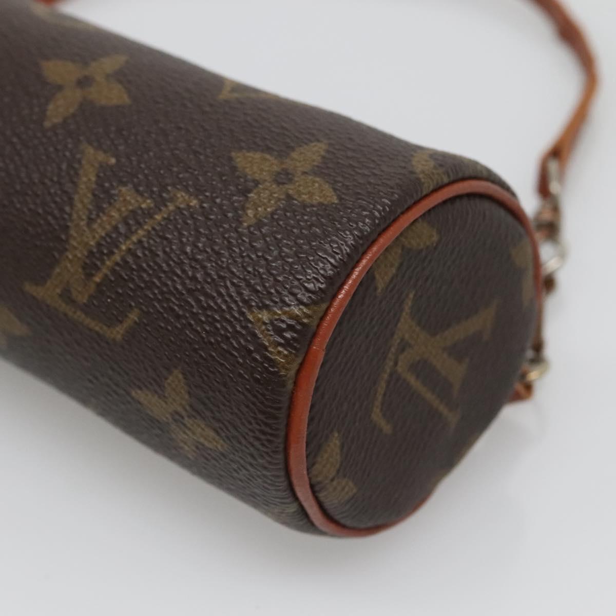 LOUIS VUITTON Monogram Papillon Pouch LV Auth 120732