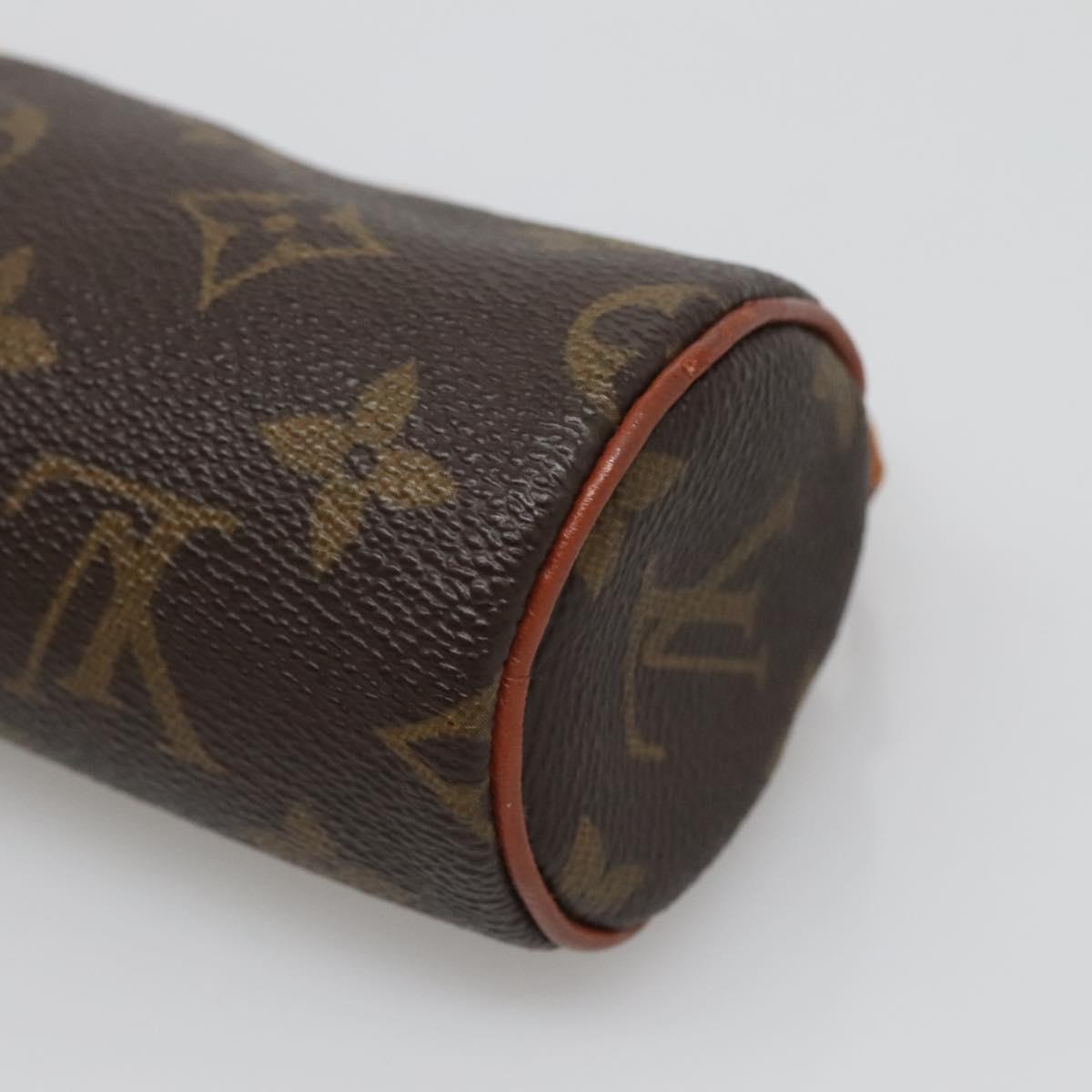 LOUIS VUITTON Monogram Papillon Pouch LV Auth 120732