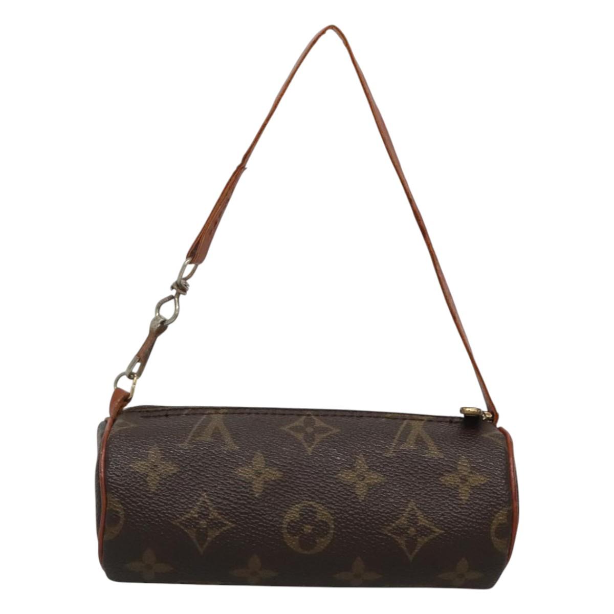 LOUIS VUITTON Monogram Papillon Pouch LV Auth 120732