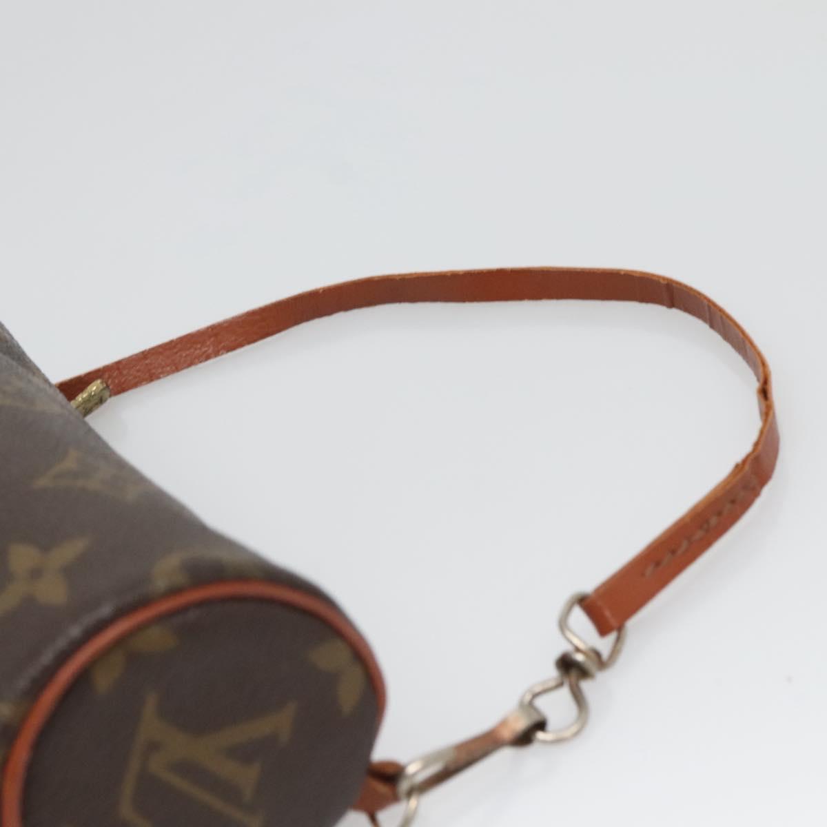 LOUIS VUITTON Monogram Papillon Pouch LV Auth 120732