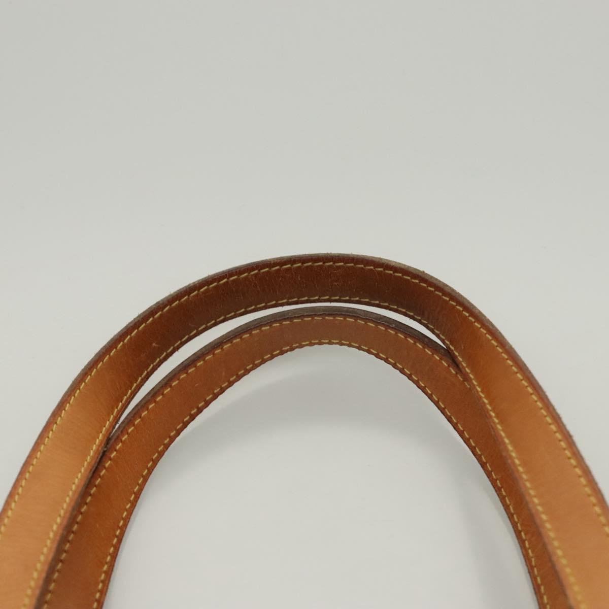 LOUIS VUITTON Monogram Vernis Houston Hand Bag Beige M91004 LV Auth 120738