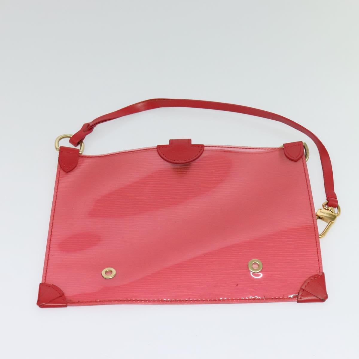 LOUIS VUITTON Epi Plage Lagoon Bay Tote Bag Red M92150 LV Auth 120743