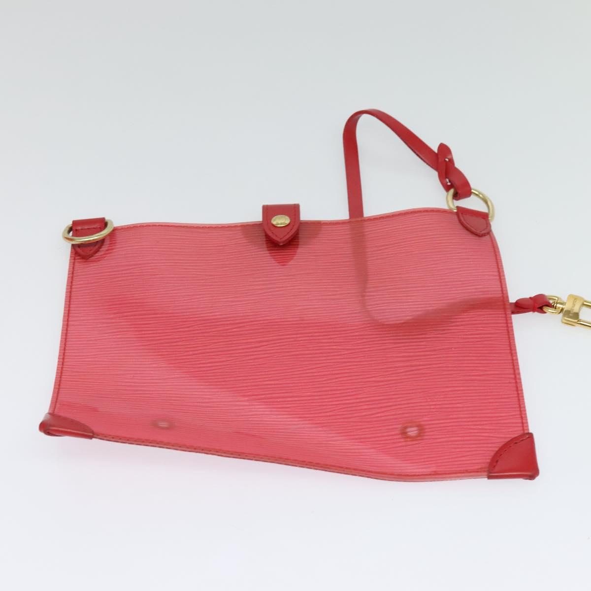 LOUIS VUITTON Epi Plage Lagoon Bay Tote Bag Red M92150 LV Auth 120743