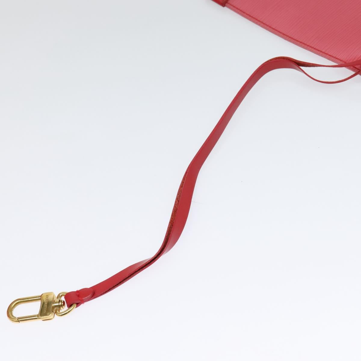 LOUIS VUITTON Epi Plage Lagoon Bay Tote Bag Red M92150 LV Auth 120743