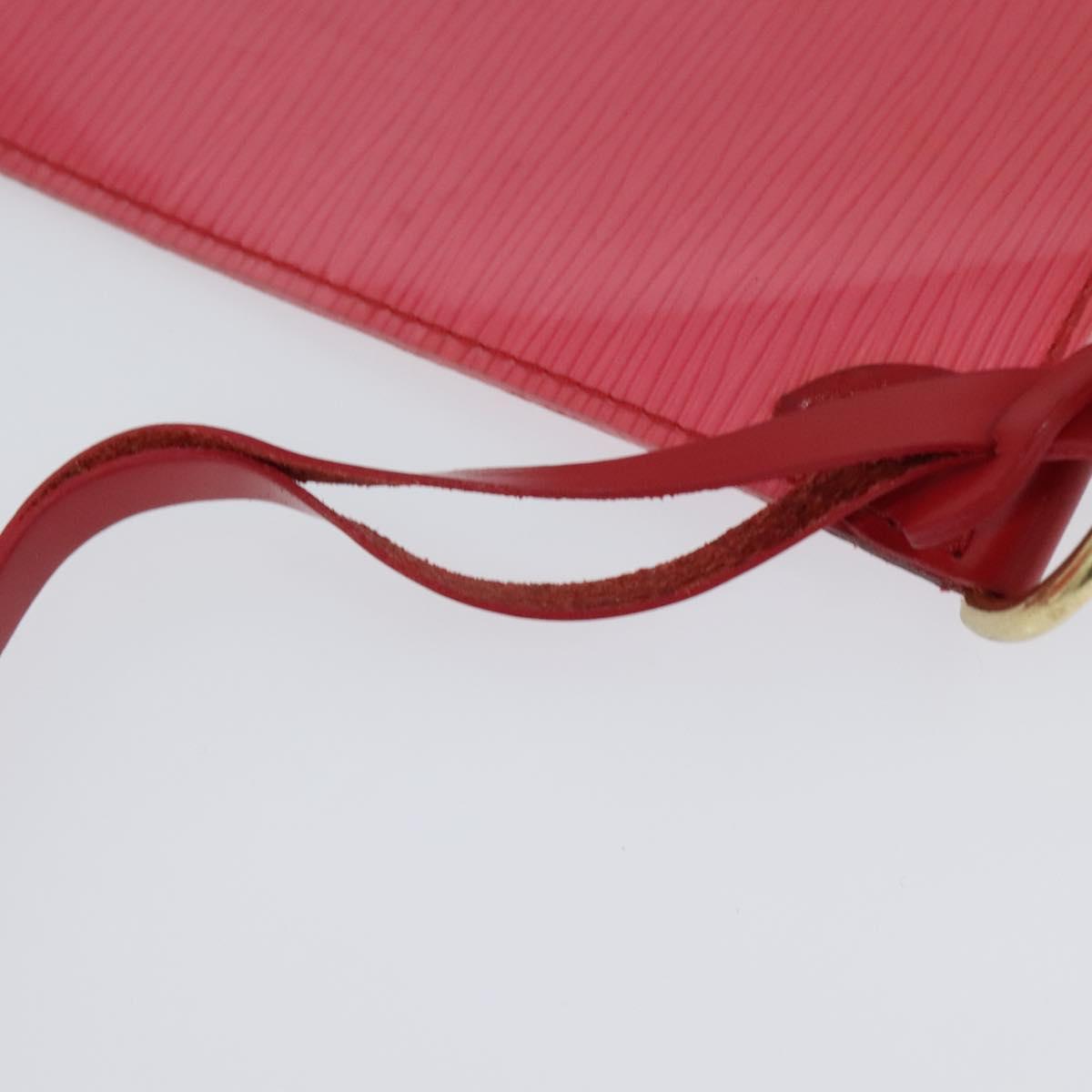 LOUIS VUITTON Epi Plage Lagoon Bay Tote Bag Red M92150 LV Auth 120743