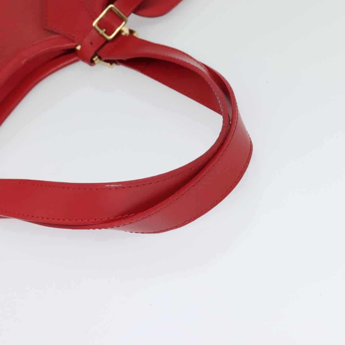LOUIS VUITTON Epi Plage Lagoon Bay Tote Bag Red M92150 LV Auth 120743
