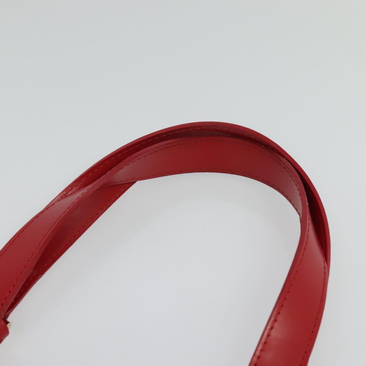 LOUIS VUITTON Epi Plage Lagoon Bay Tote Bag Red M92150 LV Auth 120743