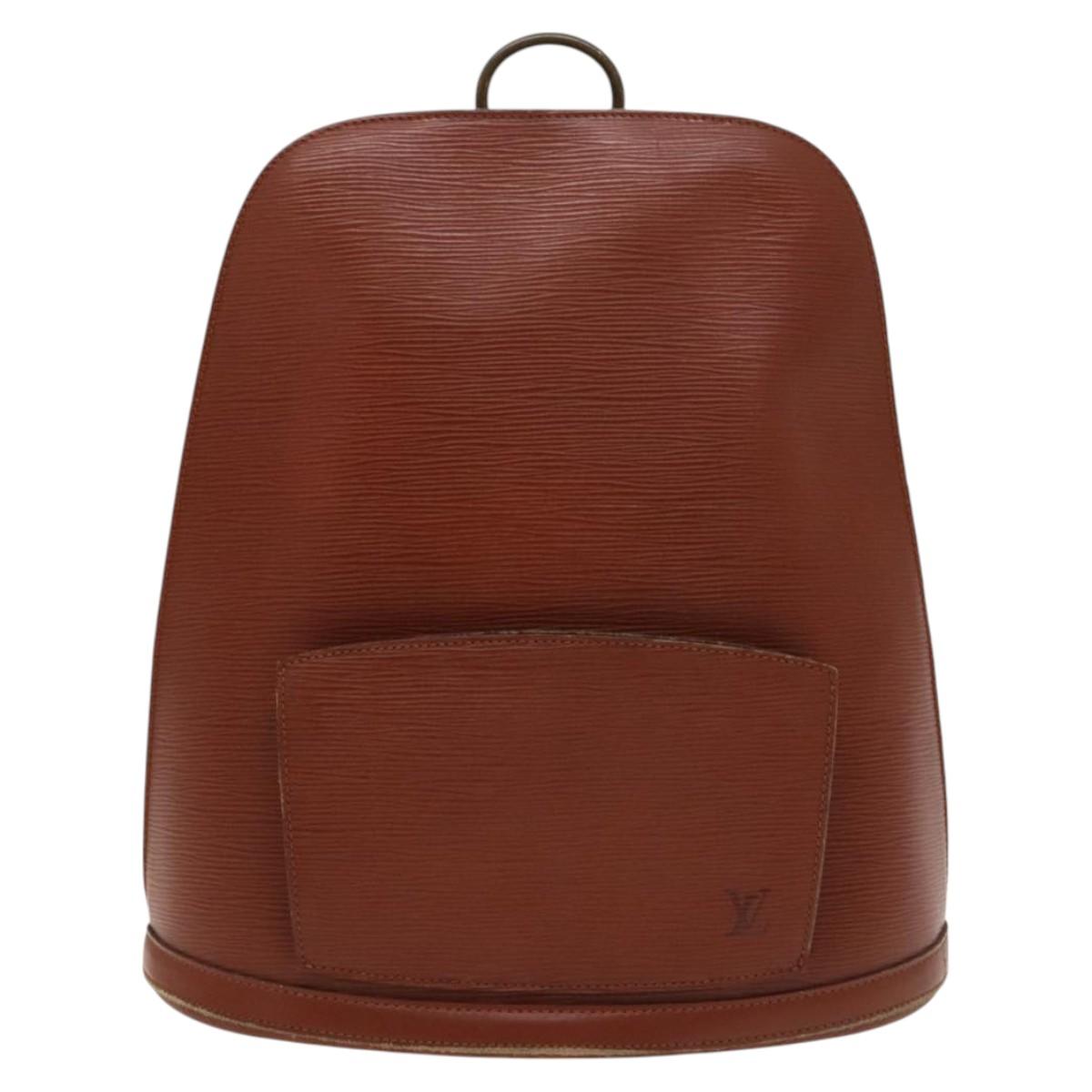 LOUIS VUITTON Epi Coblanc Shoulder Bag Brown M52293 LV Auth 120747